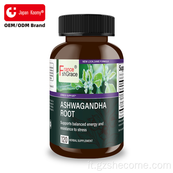Integratore a base di erbe Shecome Ashwagandha Supporto allo stress per il sonno